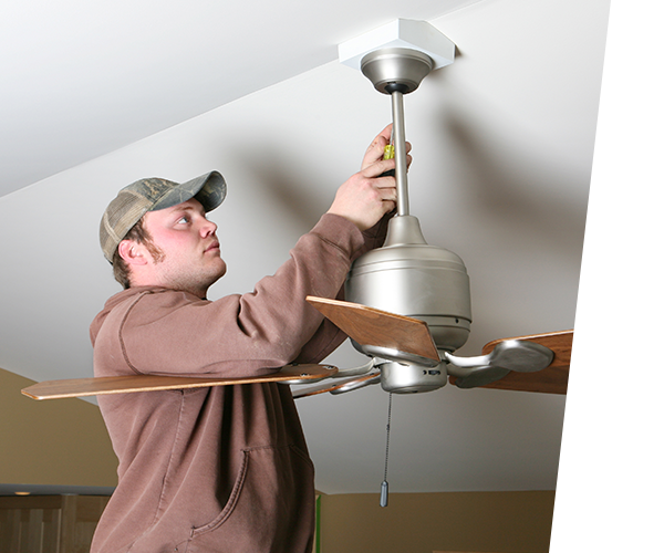 Did you know ceiling fans can also help keep you warm?